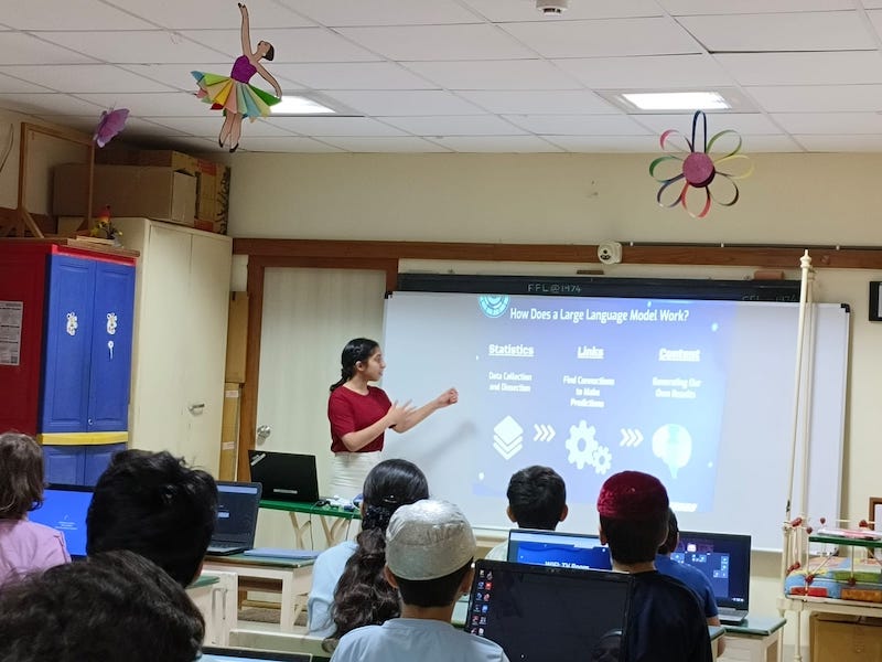Teaching session in Ahmedabad