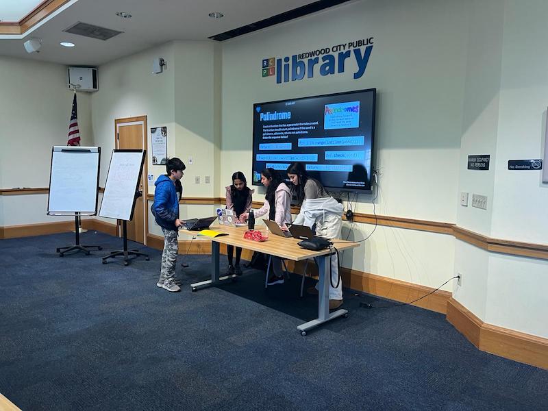 Students collaborating